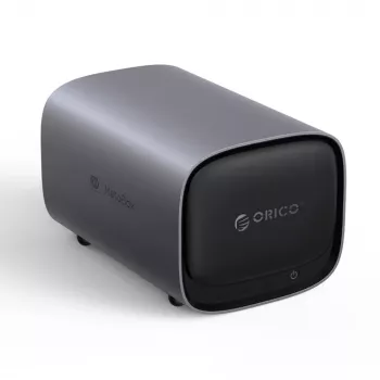 ORICO NAS MetaBox Pro Home 2 rekeszes hálózati tároló - szürke