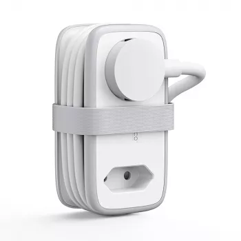 ORICO APP 15.5W 5 az 1-ben elosztó 2x AC, 2x USB-A, 1x USB-C - fehér