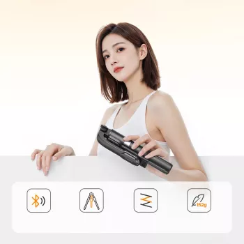 ORICO SPV90 szelfibot állvány alumínium mini állvány Bluetooth 360°-os forgatás fekete