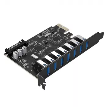ORICO PVU3 PCI-E 7x USB 3.0 bővítőkártya - fekete