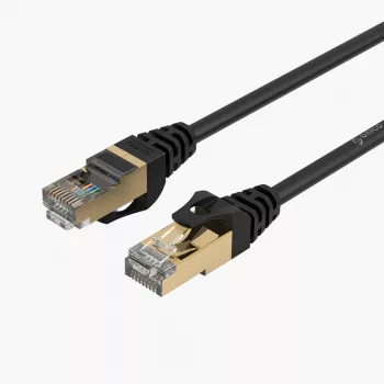 ORICO PUG-C7 CAT7 Ethernet kábel 10Gbps RJ45 LAN kerek 10m fekete