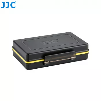 JJC keménytok Insta360 X4/X3 - akkumulátor- és memóriakártya-rendező (fekete)