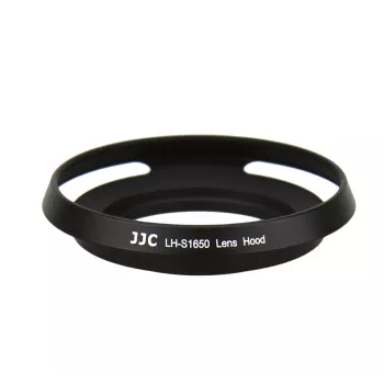 JJC fém ellenfényellenző Sony E PZ 16-50mm, Samsung NX 20-50mm, Nikon 1 NIKKOR 10mm f/2.8 objektívhez - fekete