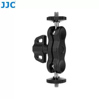 JJC MFC-B Magic Arm rugalmas hajlítható kar rögzítéssel monitorlámpához, 2x 1/4 inch csavar, fekete