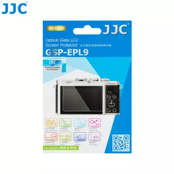 JJC Tempered Glass kijelzővédő Olympus PEN E-PL9 / E-PL10-hez (3,0 inch LCD)