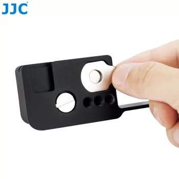 JJC videóketrec 4x 1/4 inch-20 menettel és hidegcípővel Sony ZV-1F-hez