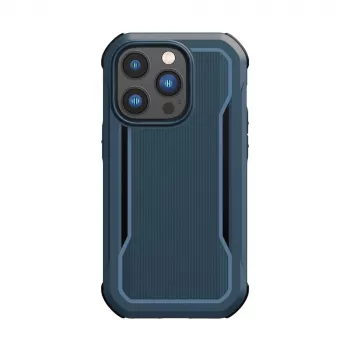 Raptic X-Doria Fort tok iPhone 14 Pro készülékhez MagSafe-dzsel, kék