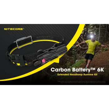 Nitecore Carbon Battery 6K készlet powerbank 6000 mAh