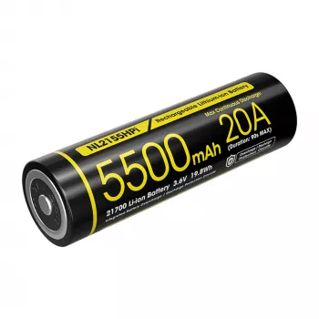 Nitecore 21700 Li-ion akkumulátor 5500mAh 20A 3,6V Button Top