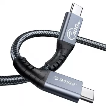 ORICO Thunderbolt 4 kábel USB-C 40 Gbit/s 8K60Hz PD 100W 2m fekete