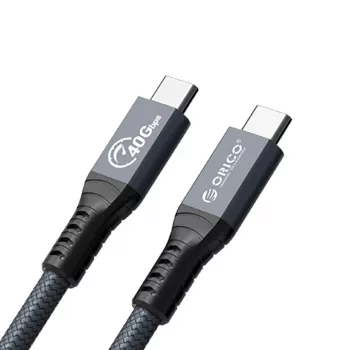 ORICO Thunderbolt 4 kábel USB-C 40 Gbit/s 8K60Hz PD 100W 2m fekete