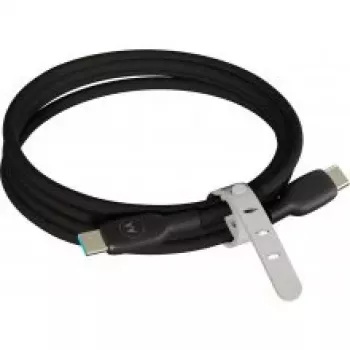 Motorola szilikon USB-C – USB-C kábel 2m 100W 5A fekete