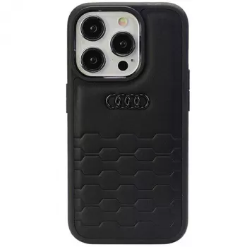 Audi GT szintetikus bőr keménytok iPhone 15 Pro (6.1 inch) – fekete