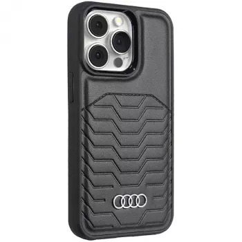 Audi szintetikus bőr MagSafe keménytok iPhone 13 Pro / 13 6,1 inch fekete