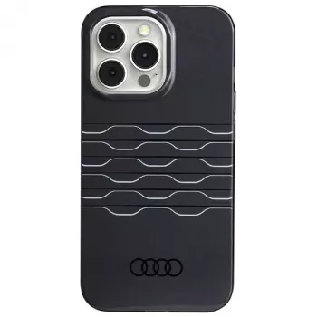 Audi IML MagSafe tok iPhone 13 Pro Max 6,7 inch fekete keménytok AU-IMLMIP13PM-A6/D3-BK