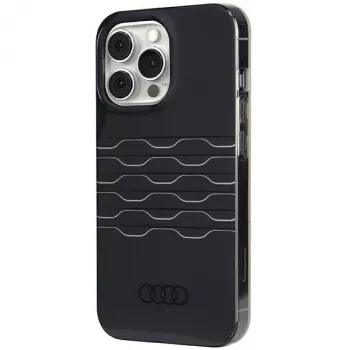 Audi IML MagSafe tok iPhone 13 Pro Max 6,7 inch fekete keménytok AU-IMLMIP13PM-A6/D3-BK
