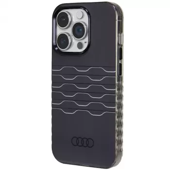 AUDI IML MagSafe tok iPhone 14 Pro 6,1 inch fekete merev hátlap AU-IMLMIP14P-A6/D3-BK