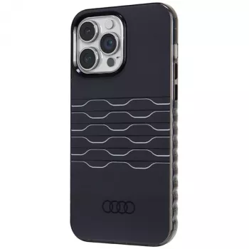 Audi IML MagSafe tok iPhone 14 Pro Max 6,7 inch fekete merev hátlap AU-IMLMIP14PM-A6/D3-BK