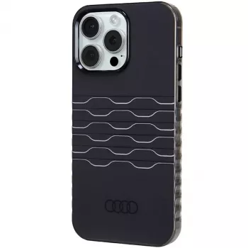 Audi IML MagSafe tok iPhone 15 Pro Max 6,7 inch fekete merev hátlap