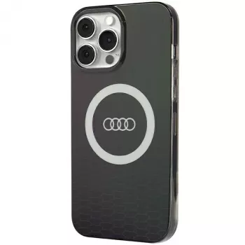 Audi IML Big Logo MagSafe tok iPhone 13 Pro / 13 6,1 inch fekete merev hátlap