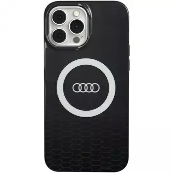 Audi IML Big Logo MagSafe tok iPhone 13 Pro Max 6,7 inch fekete merev hátlap