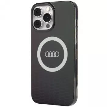 Audi IML Big Logo MagSafe tok iPhone 13 Pro Max 6,7 inch fekete merev hátlap