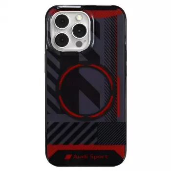 Audi IML Sport MagSafe tok iPhone 13 Pro Max 6,7 inch fekete merev hátlap