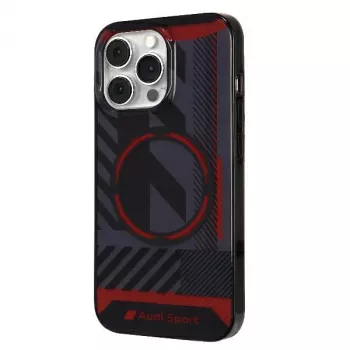 Audi IML Sport MagSafe tok iPhone 13 Pro Max 6,7 inch fekete merev hátlap