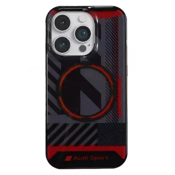 Audi IML Sport MagSafe tok iPhone 14 Pro Max 6,7 inch fekete merev hátlap