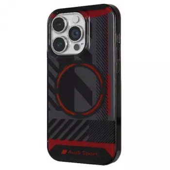 Audi IML Sport MagSafe tok iPhone 14 Pro Max 6,7 inch fekete merev hátlap