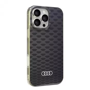 Audi IML Stitching Pattern MagSafe merev tok Apple iPhone 16 Pro Max 6,9 inch - fekete