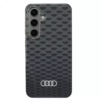 Audi IML Stitching Pattern MagSafe tok Samsung Galaxy S24 S921 fekete merev hátlap