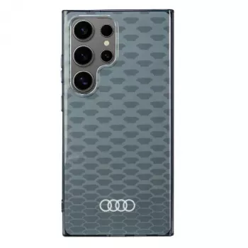 Audi IML Stitching Pattern MagSafe tok Samsung Galaxy S24 Ultra szürke