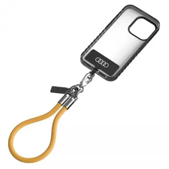 Audi univerzális telefontartó nyakpánt 28cm 8mm sárga AU-HSL8-R8/D1-YW