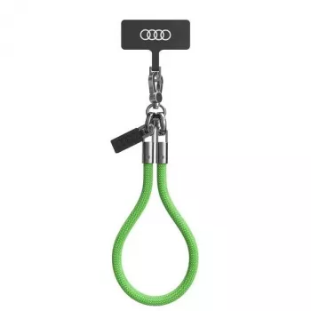 Audi univerzális telefontartó nyakpánt 28cm 8mm zöld AU-HSL8-R8/D1-GN