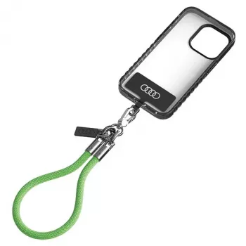 Audi univerzális telefontartó nyakpánt 28cm 8mm zöld AU-HSL8-R8/D1-GN