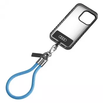 Audi univerzális telefontartó nyakpánt 28cm 8mm kék AU-HSL8-R8/D1-BE