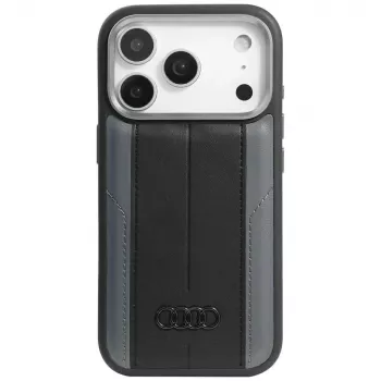 Audi A6 műbőr MagSafe tok iPhone 17 Pro készülékhez fekete