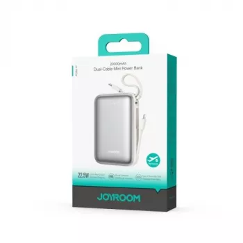 Joyroom JR-PBF29 power bank 20000mAh 22,5W dupla kábellel – fehér