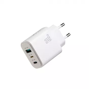 Joyroom JR-TG6 GaN 30W USB-C hálózati adapter – fehér