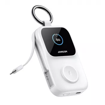 Joyroom JR-W19 5000 mAh vezeték nélküli óratöltős power bank fehér