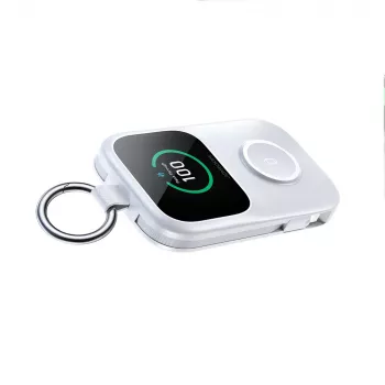 Joyroom JR-W19 5000 mAh vezeték nélküli óratöltős power bank fehér