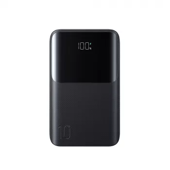 Joyroom JR-QP191 Star Series Mini 10000 mAh 22,5W power bank digitális kijelzővel fekete