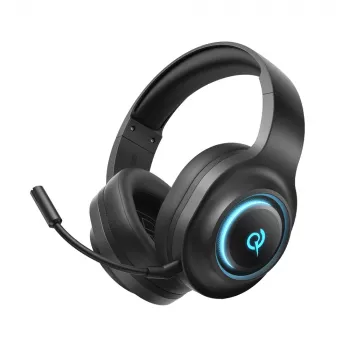 QCY V200 Pro vezetékes gamer headset virtuális 7.1 surround hanggal és levehető mikrofonnal – fekete
