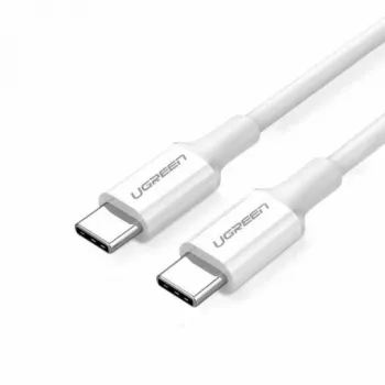 UGREEN USB-C dugó–USB-C dugó 2.0 kábel US300, 2 m, fehér