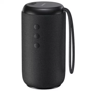 USAMS YC sorozat Bluetooth 5.0 10W vízálló vezeték nélküli hangszóró pánttal fekete YC011YX01 (US-YC011)
