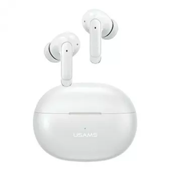 USAMS X-Don sorozat TWS Bluetooth 5.3 fülhallgató ENC-vel, fehér (US-XD19)