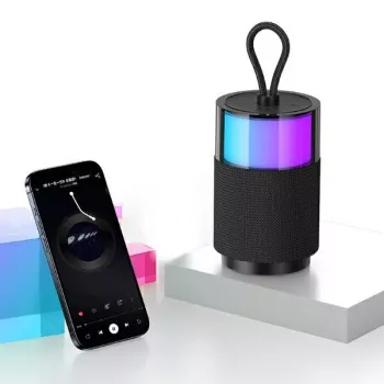 USAMS YIN sorozat YX12 Bluetooth 5.3 hordozható hangszóró 5W fekete