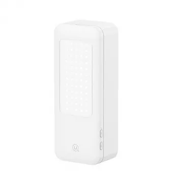 USAMS többfunkciós telefontartó LED gyűrűlámpával, fehér, ZB26501 (US-ZB265)