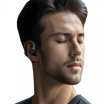 USAMS G26 nyitott fülű vezeték nélküli csontvezetéses fejhallgató Bluetooth 5.3 fekete